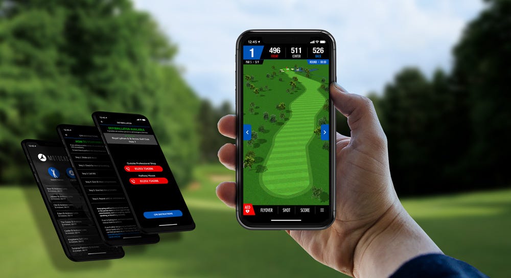 Motocaddy GPS app